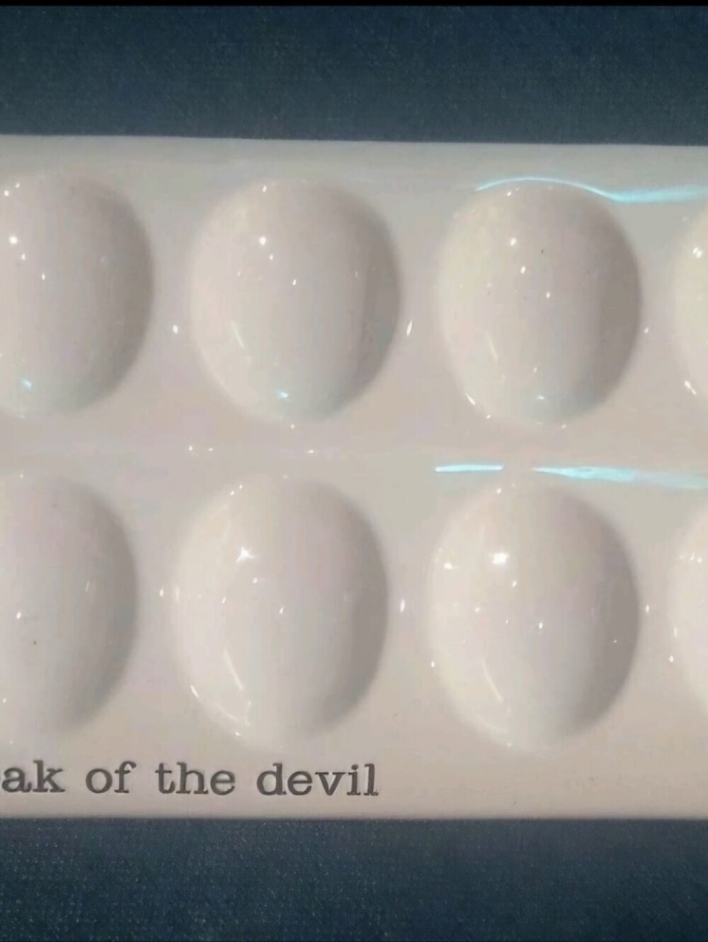 MUD PIE "Speak Of The Devil " Deviled Egg Tray